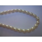 Glass Pearls Oval 8mm x 11mm